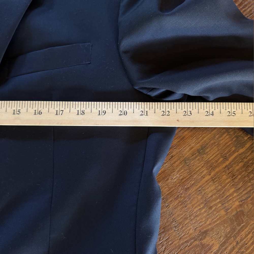 Lauren Ralph Lauren 43R Navy Wool Blazer Mens Sport Coat Gold Buttons Classic - Picture 8 of 8